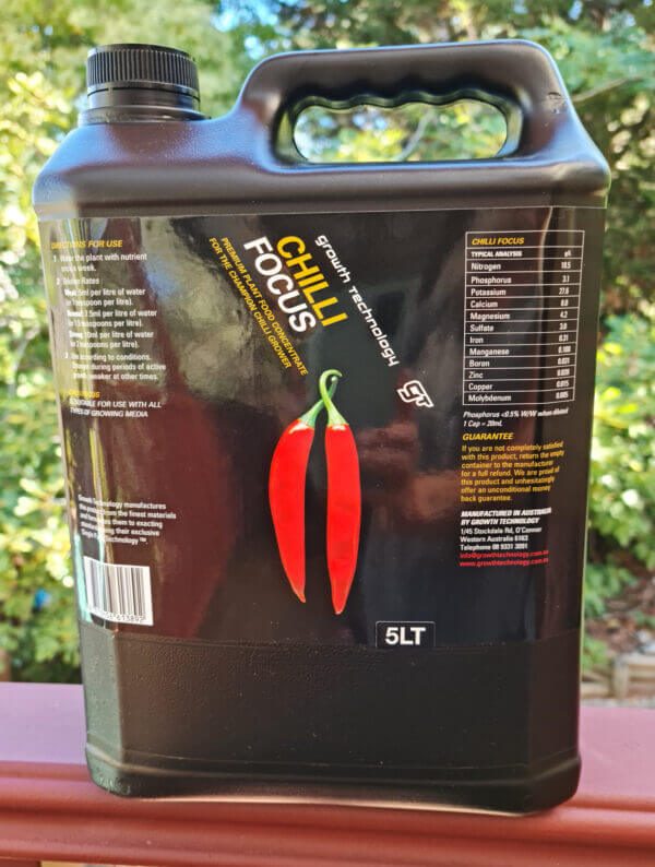 Chilli Focus Nutrients 5 Ltr Chilli Focus Nutrients 5l